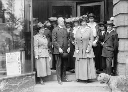 British Commission To U.S. - Admiral De Chair And Group, 1917.