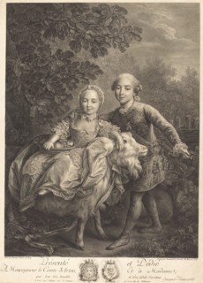 The Comte d'Artois and His Sister Mademoiselle Clotilde, 1767.