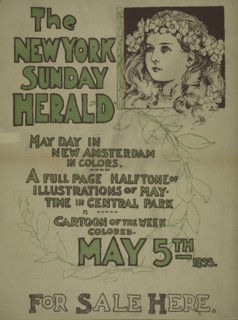 The New York Sunday herald. May day [..] May 5th 1895., c1895.