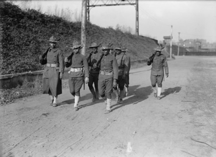 Army, U.S. Colored Soldiers, 1917. (African American soldiers).
