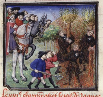Execution of the Templars, Early 15th cen.. Creator: Anonymous.