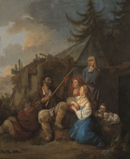 Le Joueur de balalaïka, 1764. Creator: Jean Baptiste Le Prince.