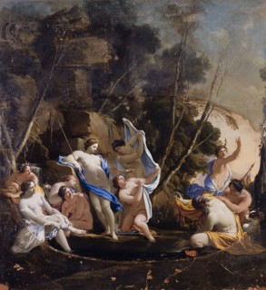 Diane et Actéon, between 1635 and 1640. Creator: Michel Dorigny.
