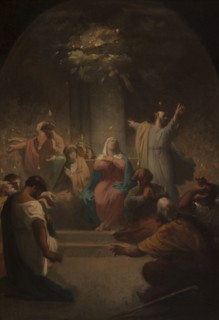 Sketch for the church of Saint-Etienne-du-Mont: Pentecost, 1864.