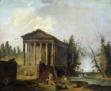 Le Temple antique, between 1780 and 1790. Creator: Hubert Robert.