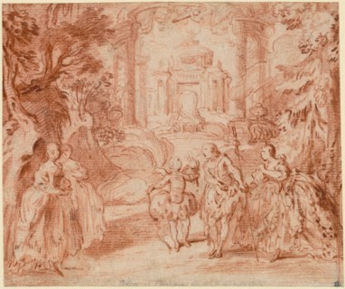 The Divertissement from Voltaire's "La princesse de Navarre", 1745.