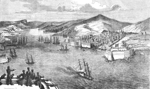 'View of Sebastopol from Fort Constantine', 1854. Creator: Unknown.
