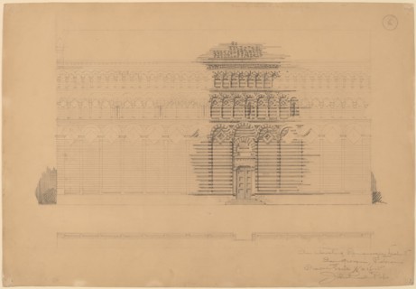 An Interesting Romanesque Treatment, San Giovanni, Pistoia, c. 1896.