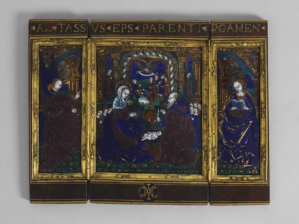 Nativity between the Angel and the Virgin of the Annunciation, c.1500.