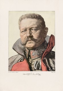 Portrait of Paul von Hindenburg (1847-1934), 1914. Private Collection.