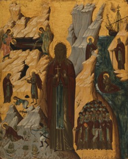 Saint John the Hermit and scenes from his life, between 1600 and 1700.