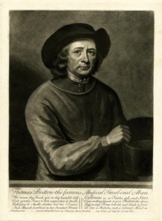 Portrait of Thomas Britton (1644-1714), after 1736. Private Collection.