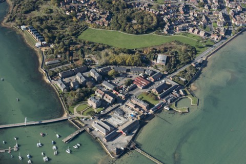Priddy's Hard, a former Royal Ordnance Depot, Gosport, Hampshire, 2020.