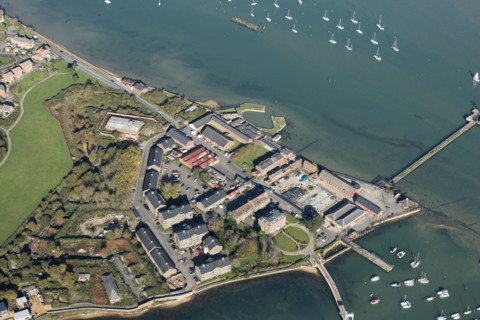 Priddy's Hard, a former Royal Ordnance Depot, Gosport, Hampshire, 2020.