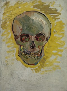 Skull, 1887. Found in the collection of the Van Gogh Museum, Amsterdam.
