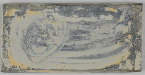 Colour mixing stone that belonged to Jean Moulin, between 1919 and 1938.