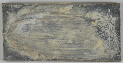 Colour mixing stone that belonged to Jean Moulin, between 1919 and 1938.