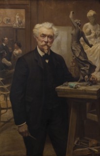 L'atelier du sculpteur Henri Allouard, 1905. Creator: Leon-Maxime Faivre.