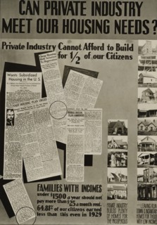 Poster by Record Section, Suburban Resettlement Administration,  1935-12.