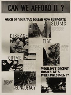 Poster by Record Section, Suburban Resettlement Administration,  1935-12.