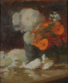 Flowers, 1892. Found in the collection of the Musée des Beaux-Arts, Reims.