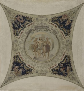 Esquisse pour la galerie Lobau de l'Hôtel de Ville de Paris : Apollon, 1890.