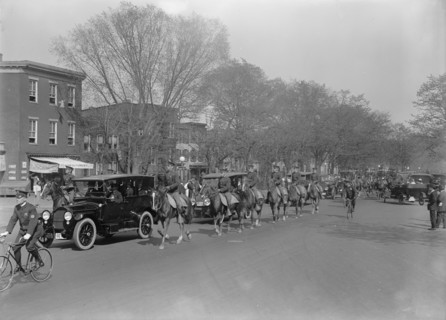 British Commission To U.S. - En Route To Residence of Breckinridge Long, 1917.