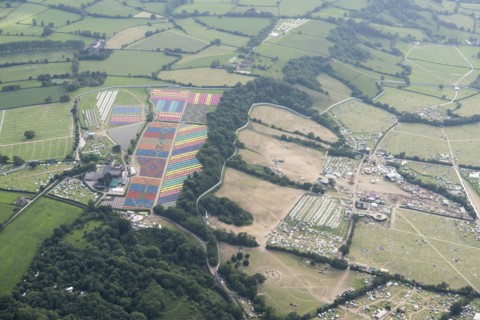 Glastonbury Festival 2019, 11 days after it had ended, Pilton, Somerset, 2019.