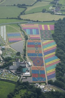 Glastonbury Festival 2019, 11 days after it had ended, Pilton, Somerset, 2019.