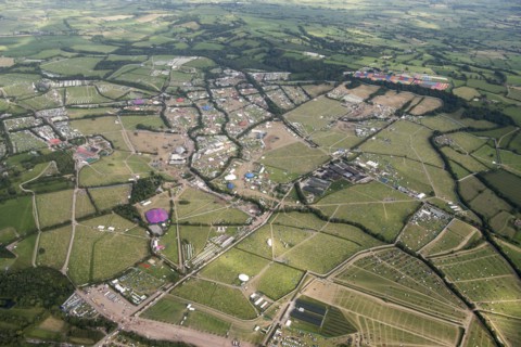 Glastonbury Festival 2019, 11 days after it had ended, Pilton, Somerset, 2019.