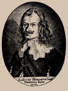 Portrait of the composer Andreas Hammerschmidt (1611-1675). Private Collection.