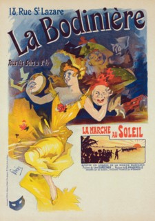 Affiche pour "La Bodinière"., c1900. [Publisher: Imprimerie Chaix; Place: Paris]