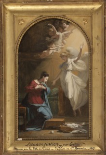 Esquisse pour l'église Saint-Gervais : L'Annonciation, c.1817. The Annunciation.
