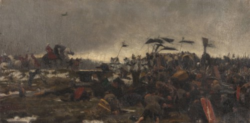 La soumission des Casselois, 10 janvier 1430, 1887. Creator: Francis Tattegrain.