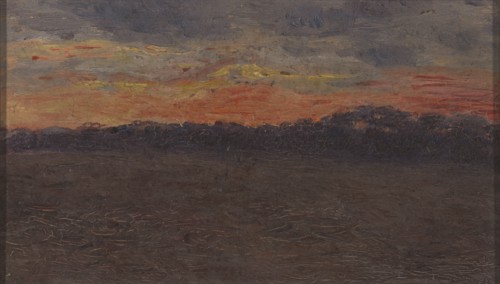 Paysage d'Afrique (Congo), c1910. African landscape, (Congo). Sunrise or sunset.