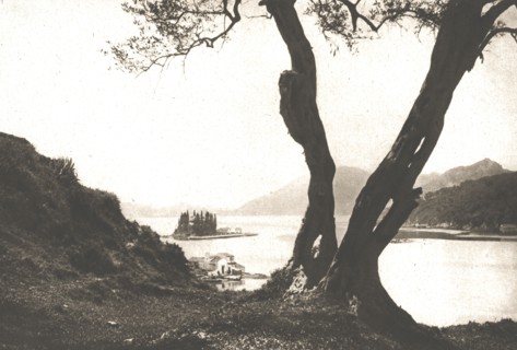 ''Corfou et l'Achilleion; Une baie de l'ile de Corfou.', 1916. Creator: B. Borri.
