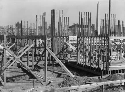 Council of National Defense Headquarters Under Construction, Washington DC, 1917.