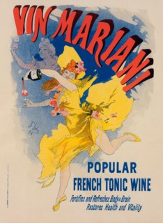 Affiche pour le "Vin Mariani"., c1897. [Publisher: Imprimerie Chaix; Place: Paris]