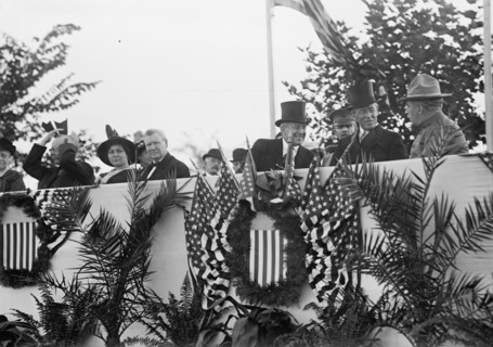 Cavalry Review By President Wilson, Washington, DC, 1913. Creator: Harris & Ewing.