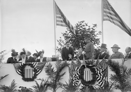 Cavalry Review By President Wilson, Washington, DC, 1913. Creator: Harris & Ewing.