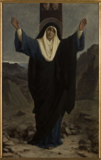 Esquisse pour l'église de Bagnolet : Mater dolorosa, 1878. Creator: Pierre Fritel.