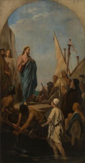 Esquisse pour Saint-Louis-en-l'Ile : Le Christ prêchant, c.1863. Christ preaching.