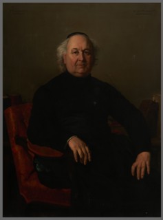 Portrait de Jean-Louis Gabriel, curé de Saint-Merri, 1862. Creator: Henri Lehmann.