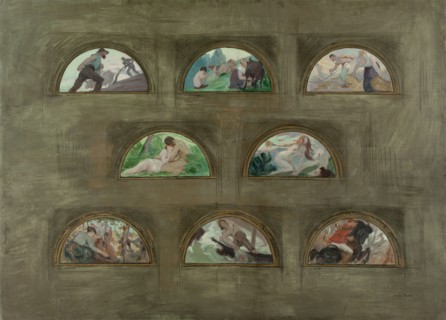 Sketch for the Hôtel de Ville in Paris, c.1892-1893. Creator: Victor Emile Prouve.