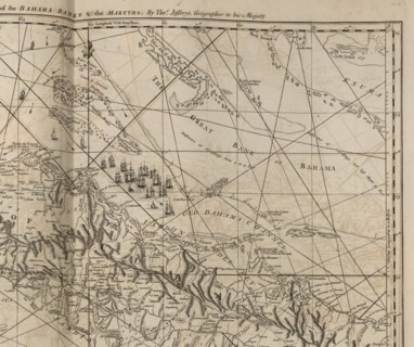 The part of the Bahama banks, from The West-India atlas, 1771. Private Collection.