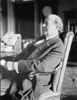 William Jennings Bryan, Rep. from Nebraska, at desk, 1914. Creator: Harris & Ewing.