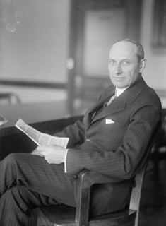 Howard Earle Coffin - At Desk, 1917. American automobile engineer and industrialist.
