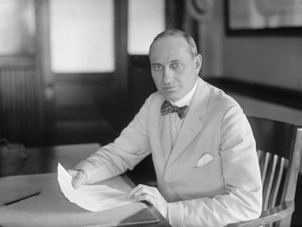 Howard Earle Coffin - At Desk, 1917. American automobile engineer and industrialist.