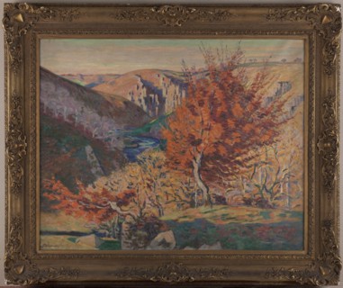Paysage, le rocher de la Fileuse, between 1893 and 1920. Creator: Armand Guillaumin.
