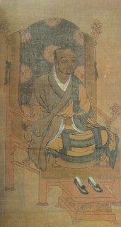 Portrait of Wonhyo (617-686). Found in the collection of the Kozan-ji Temple, Kyoto.